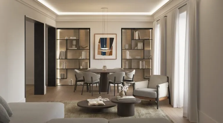 Exclusivo piso a estrenar en muy bonito edificio clásico.