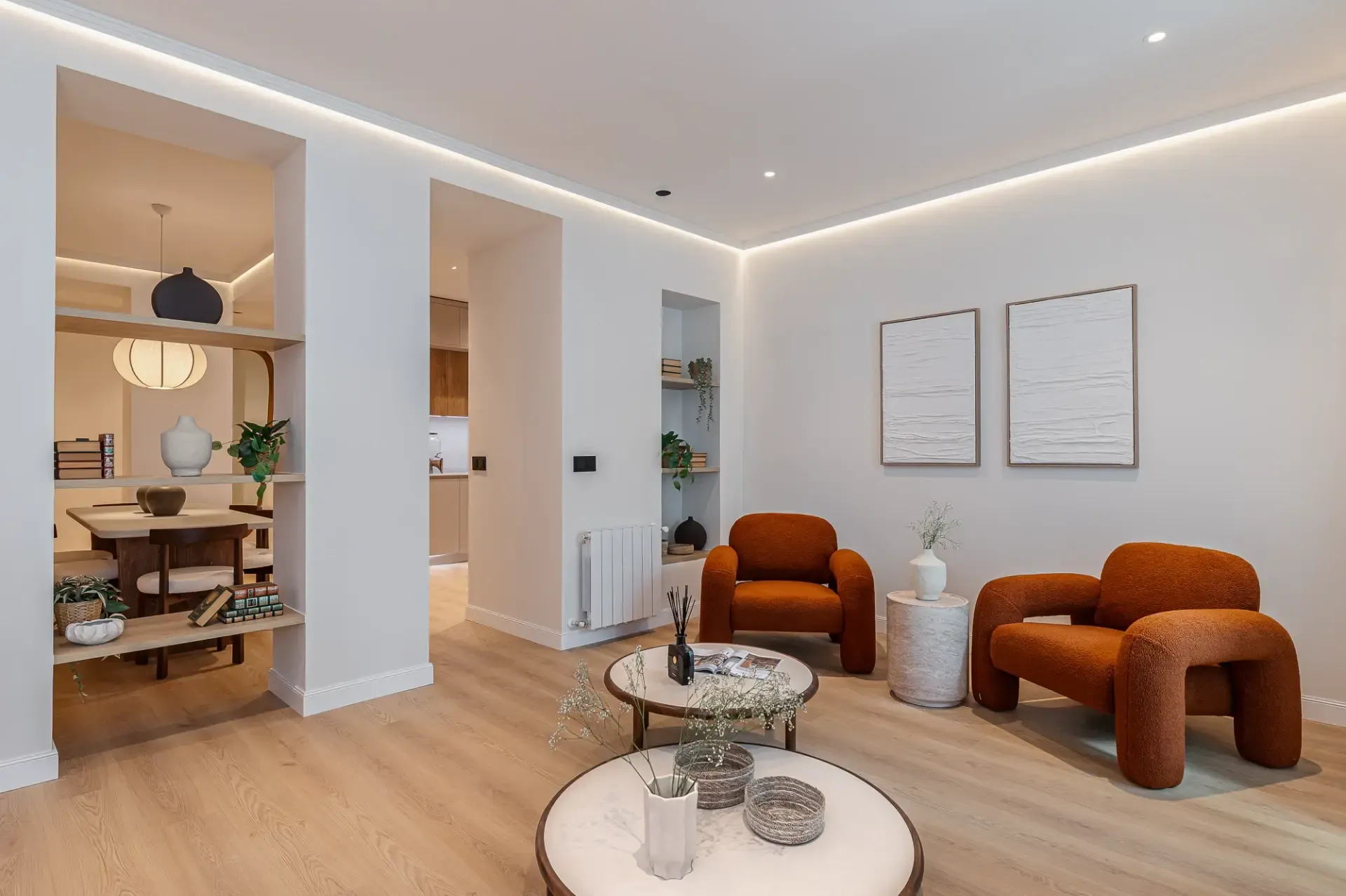 Designer flat with beautiful views.