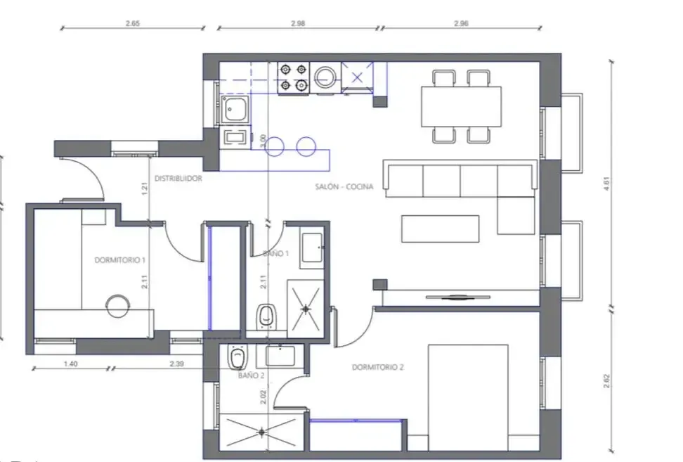 Magnífico piso reformado en una de las mejores calles del barrio de Lista.