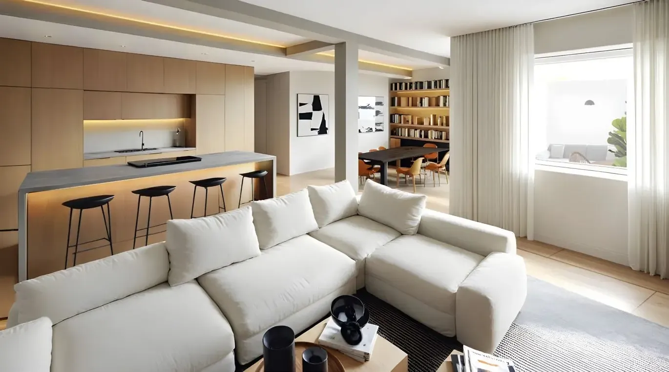 Ático contemporáneo de lujo con gran terraza y diseño a medida