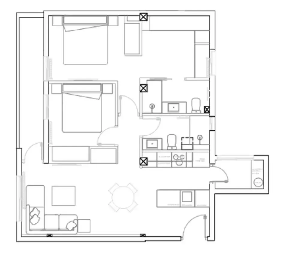 Luz y terraza en barrio de Salamca