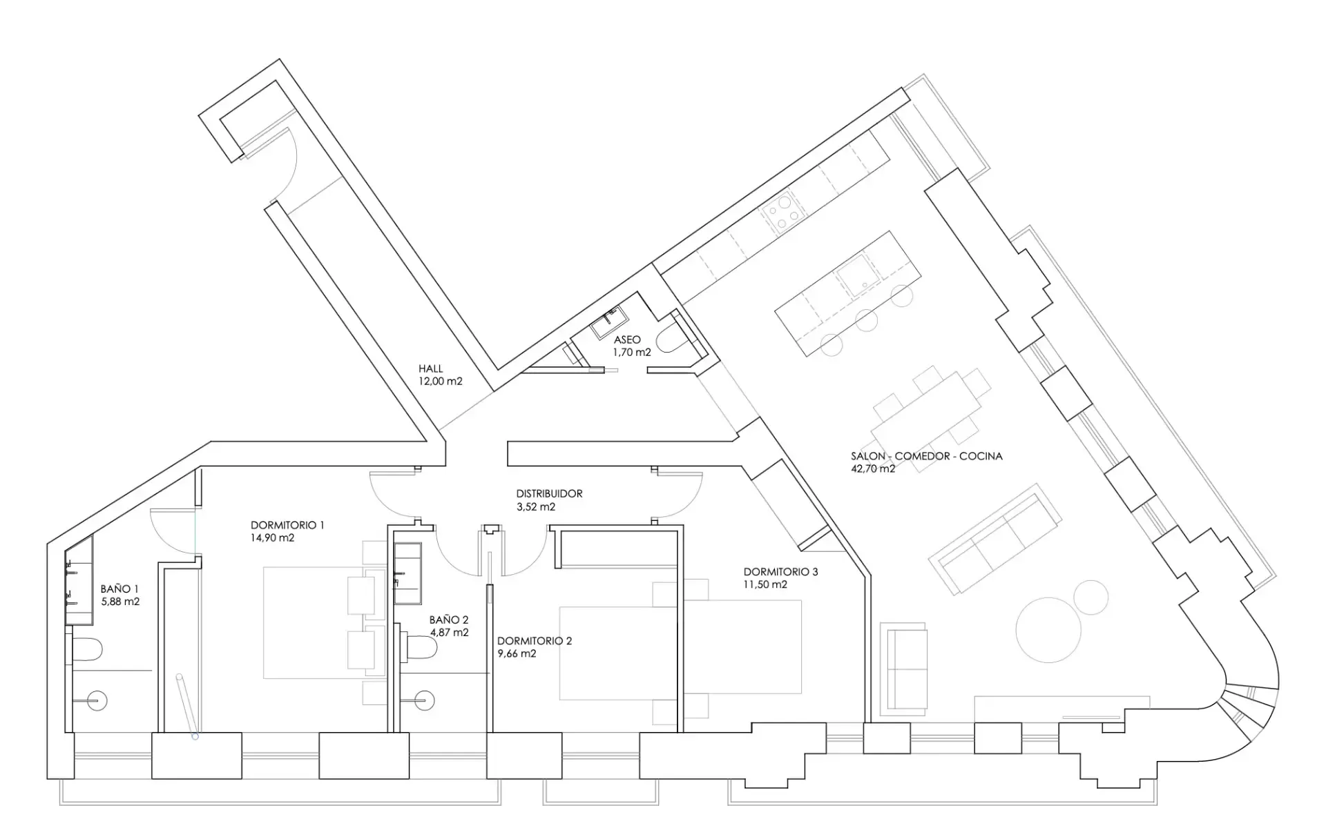 Magnífico piso reformado en el corazón De Goya