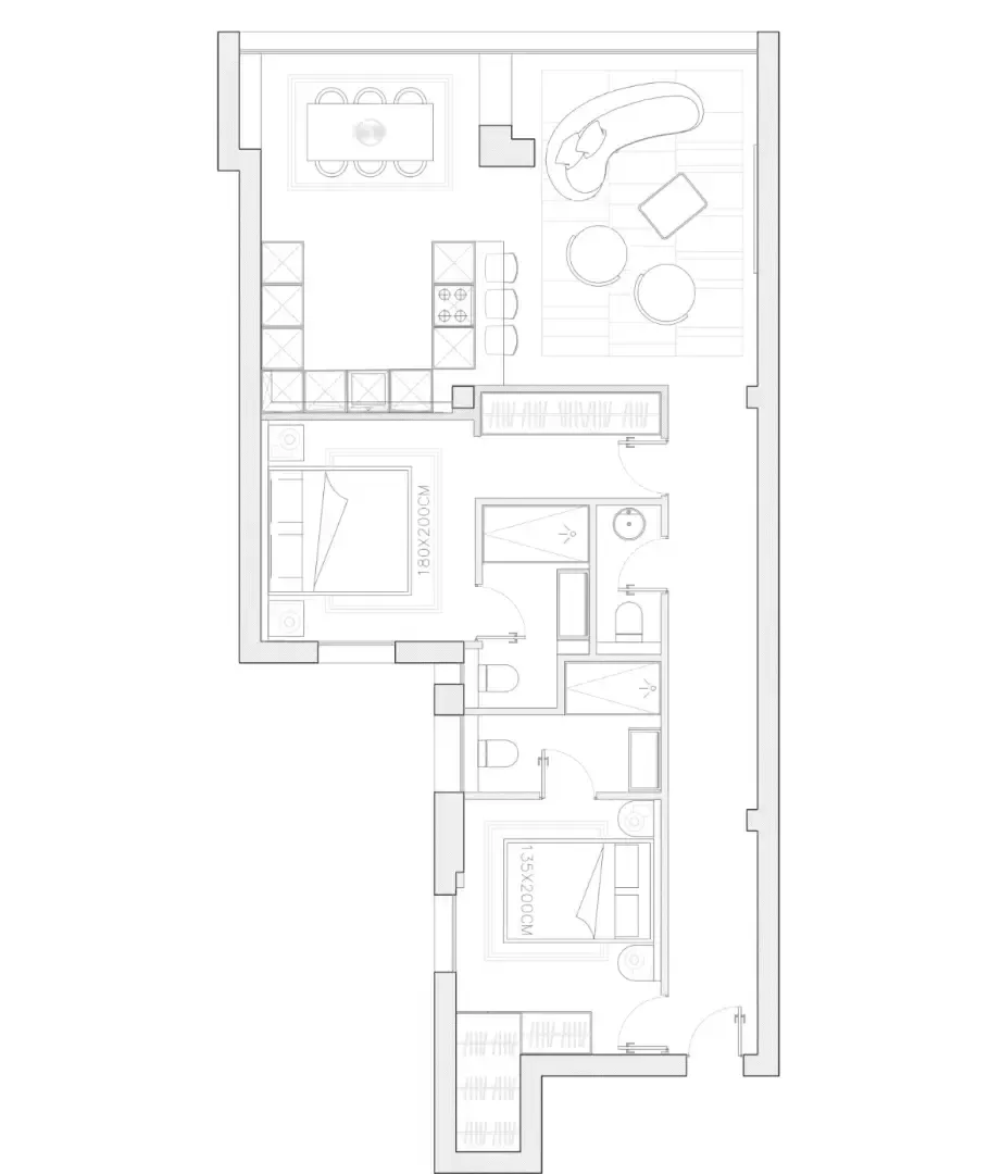 Vivienda de lujo con terraza y garaje