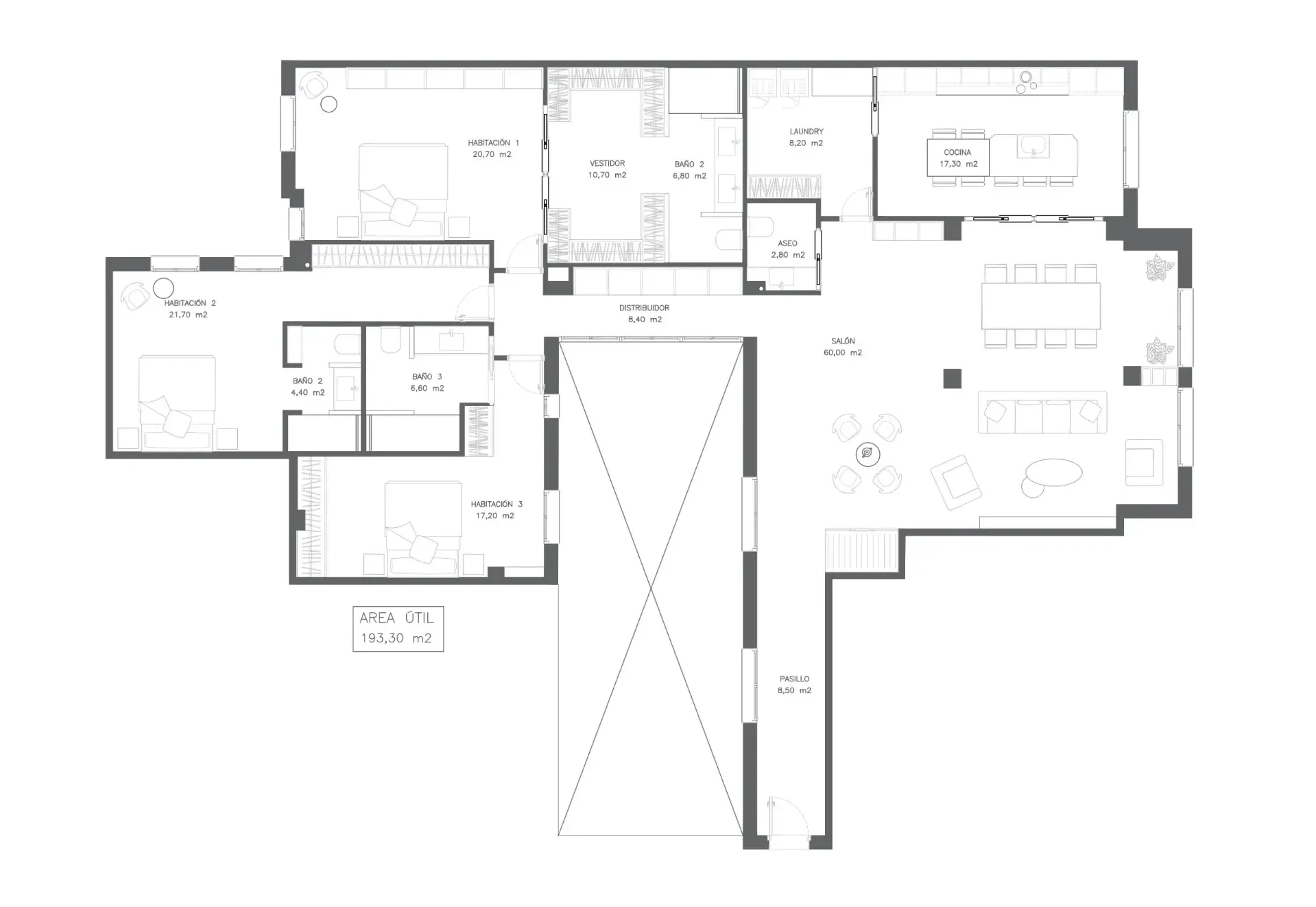 Estupendo piso reformado en el Corazón del barrio de Goya