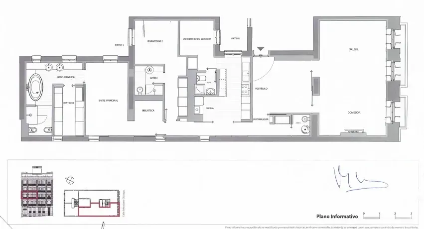 Piso en finca con garaje en Recoletos