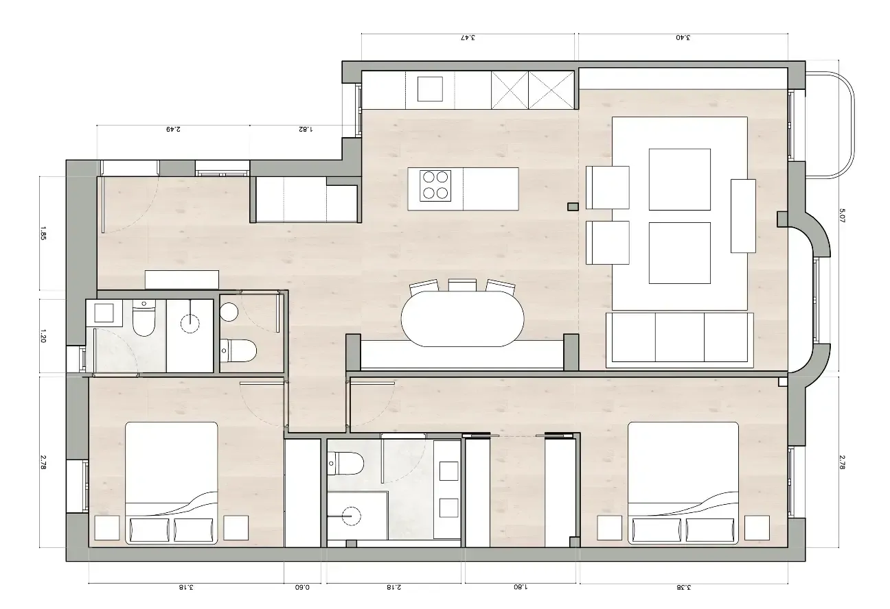 Magnifica oportunidad en piso a estrenar!