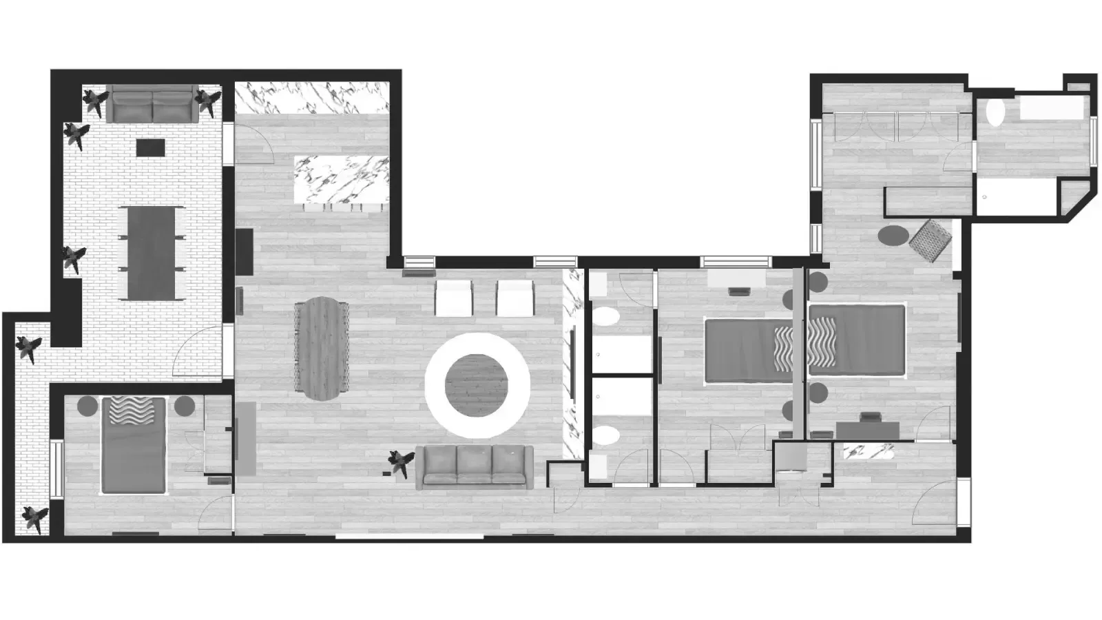 Espectacular ático en el corazón del Barrio de Salamanca.