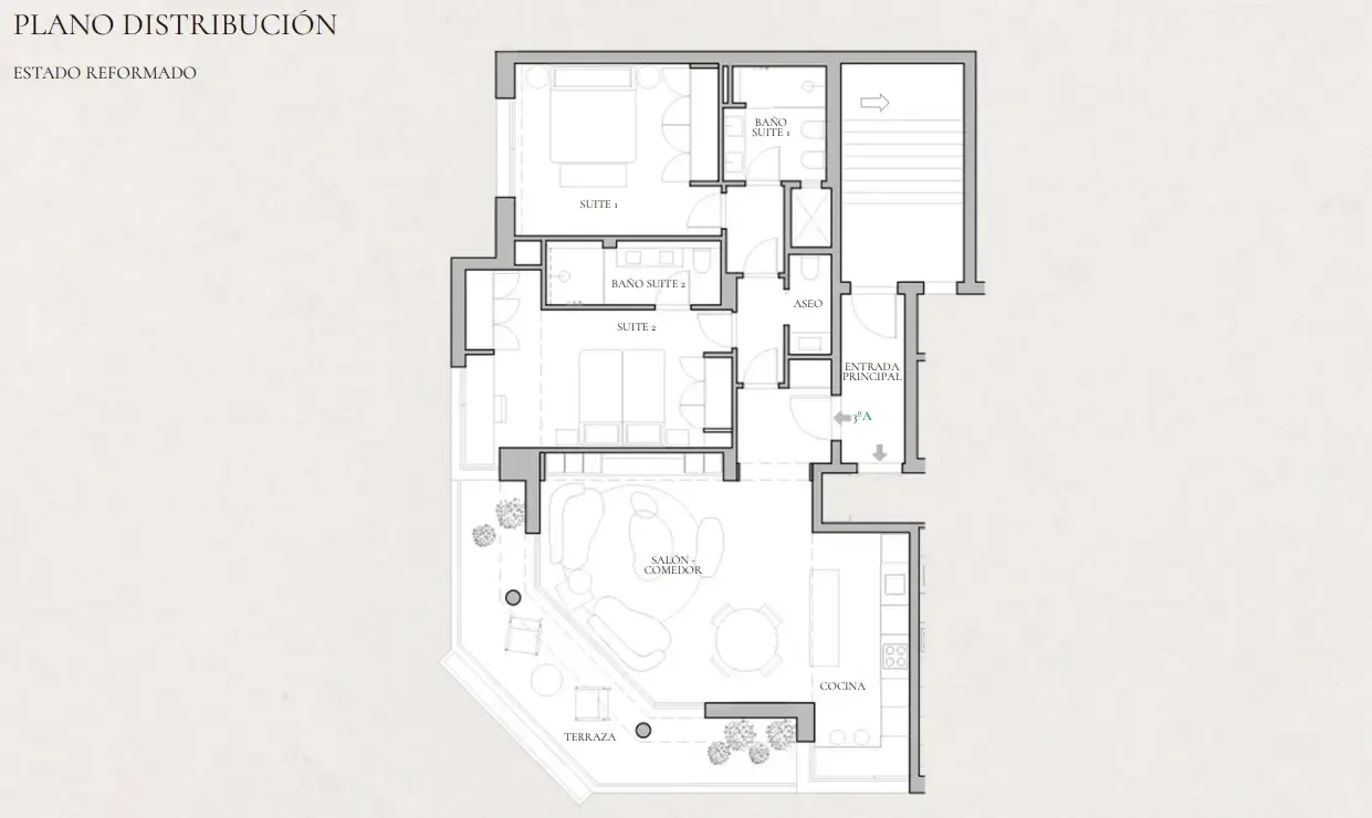 Magnifico piso de diseño a estrenar.